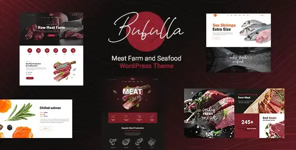 Bubulla v1.0.7 Meat Farm & Seafood Store WordPress Theme