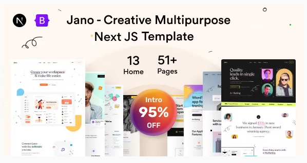 Jano - Multipurpose React NextJs Template