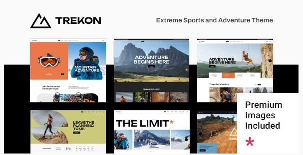 TrekOn - Extreme Sports and Adventure Theme