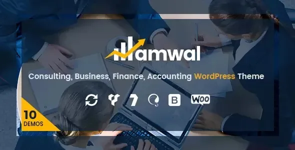 Amwal v1.3.8 Consulting Finance WordPress Theme